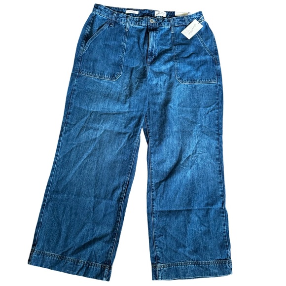 Wide Leg High Rise Jeans - Picture 7 of 15